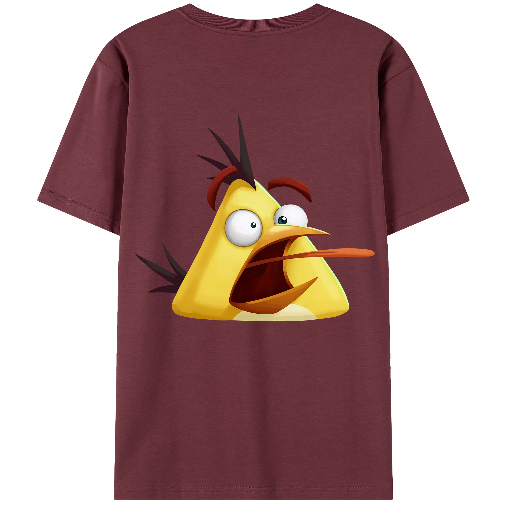 （画像用） Angry Birds アングリーバード 綿100％半袖Tシャツ（背面プリント）